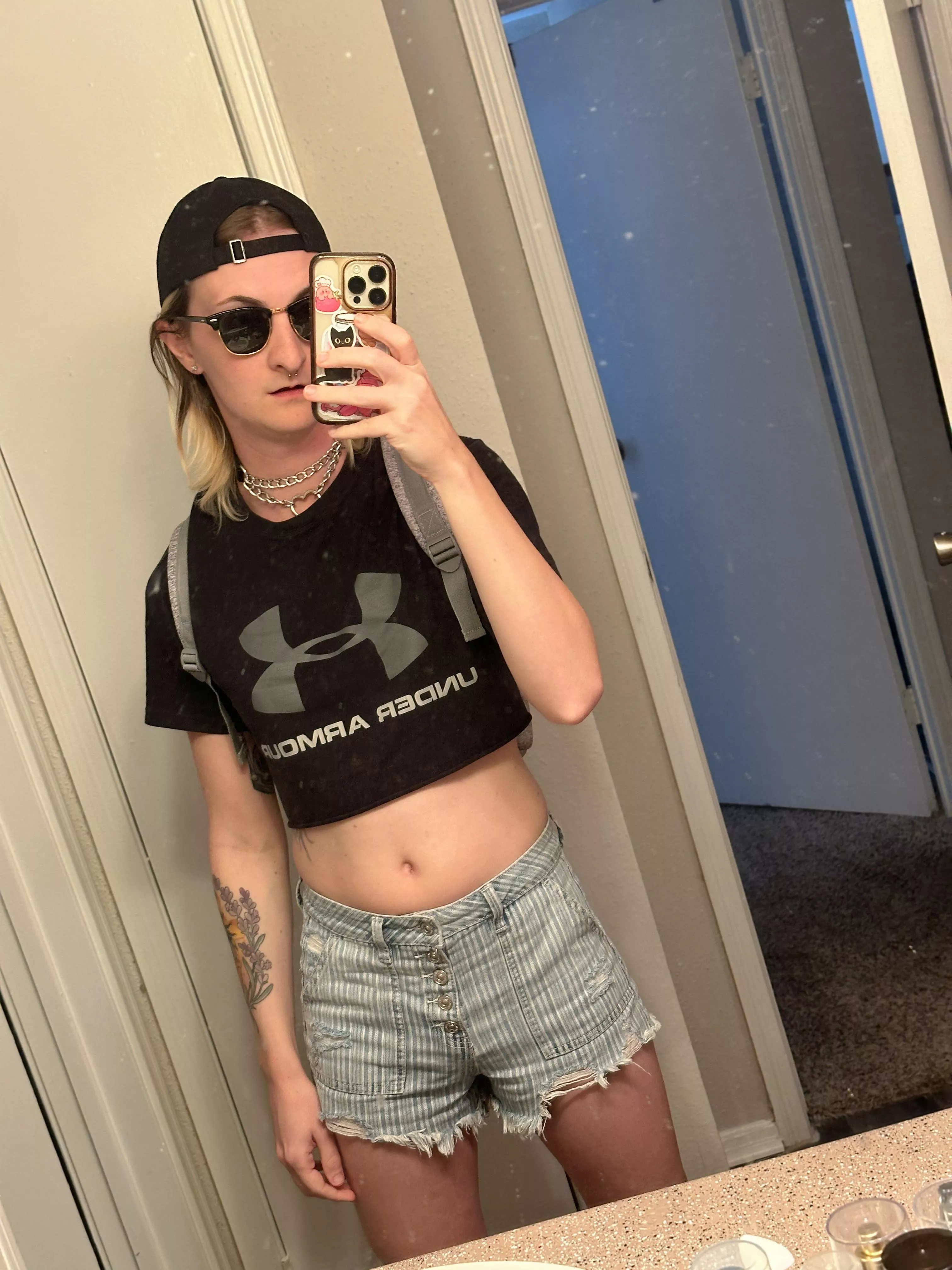 I've gotten to a point in my transition where I look very lesbian and I like boys now more than ever