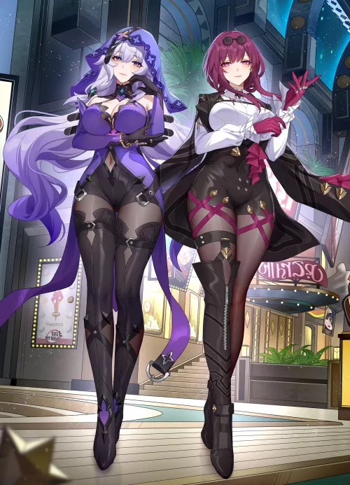 Kafka & Black Swan [Honkai Star Rail]