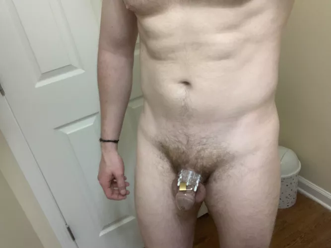 Love being locked by my wife