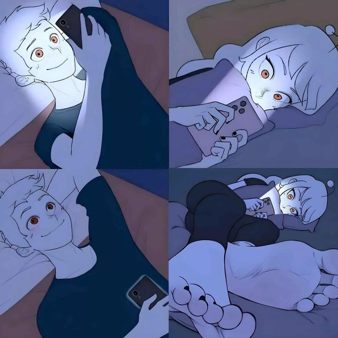 me and who 👀 [texting meme]