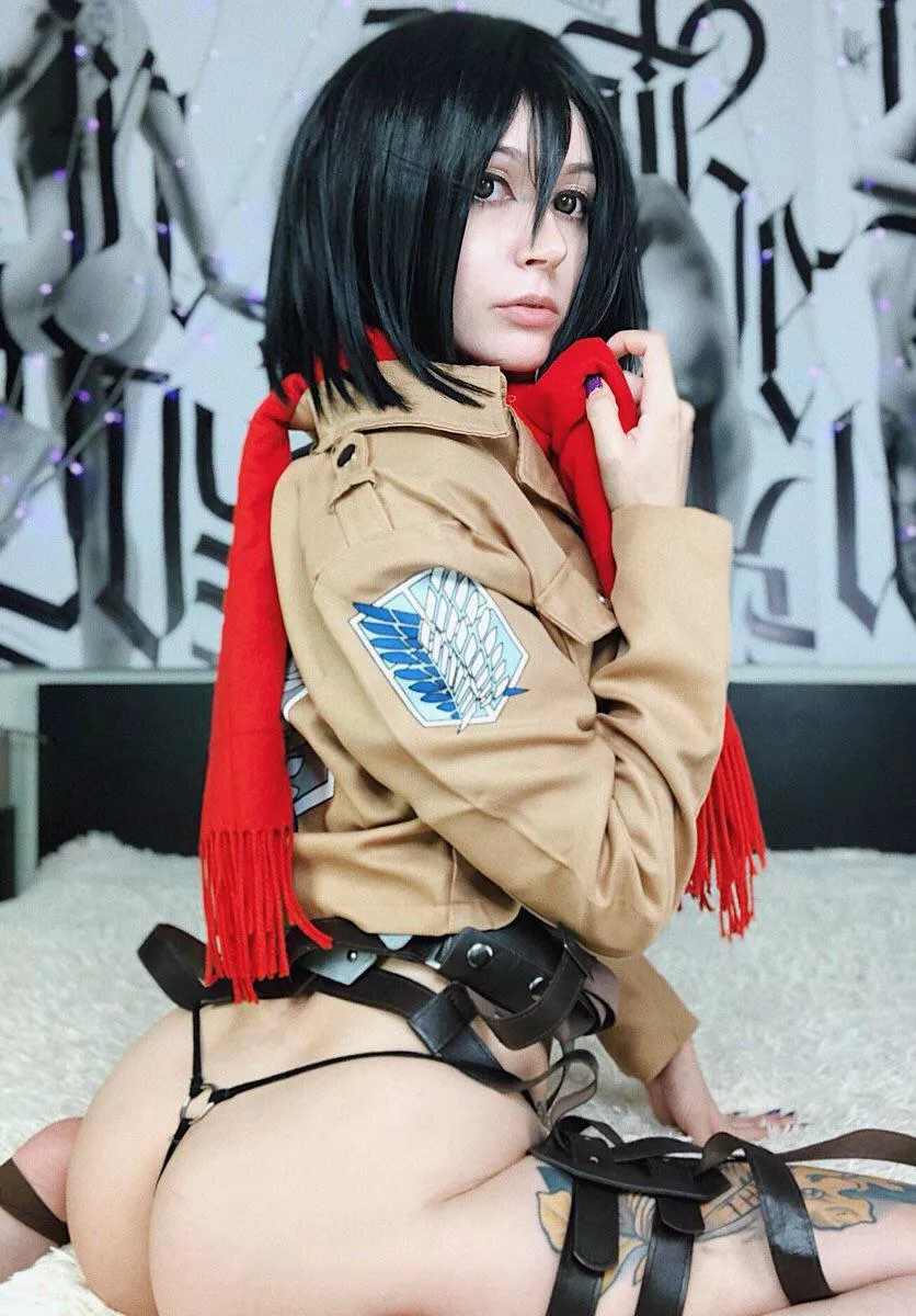 Mikasa from Attack on Titans by Purple Bitch 
