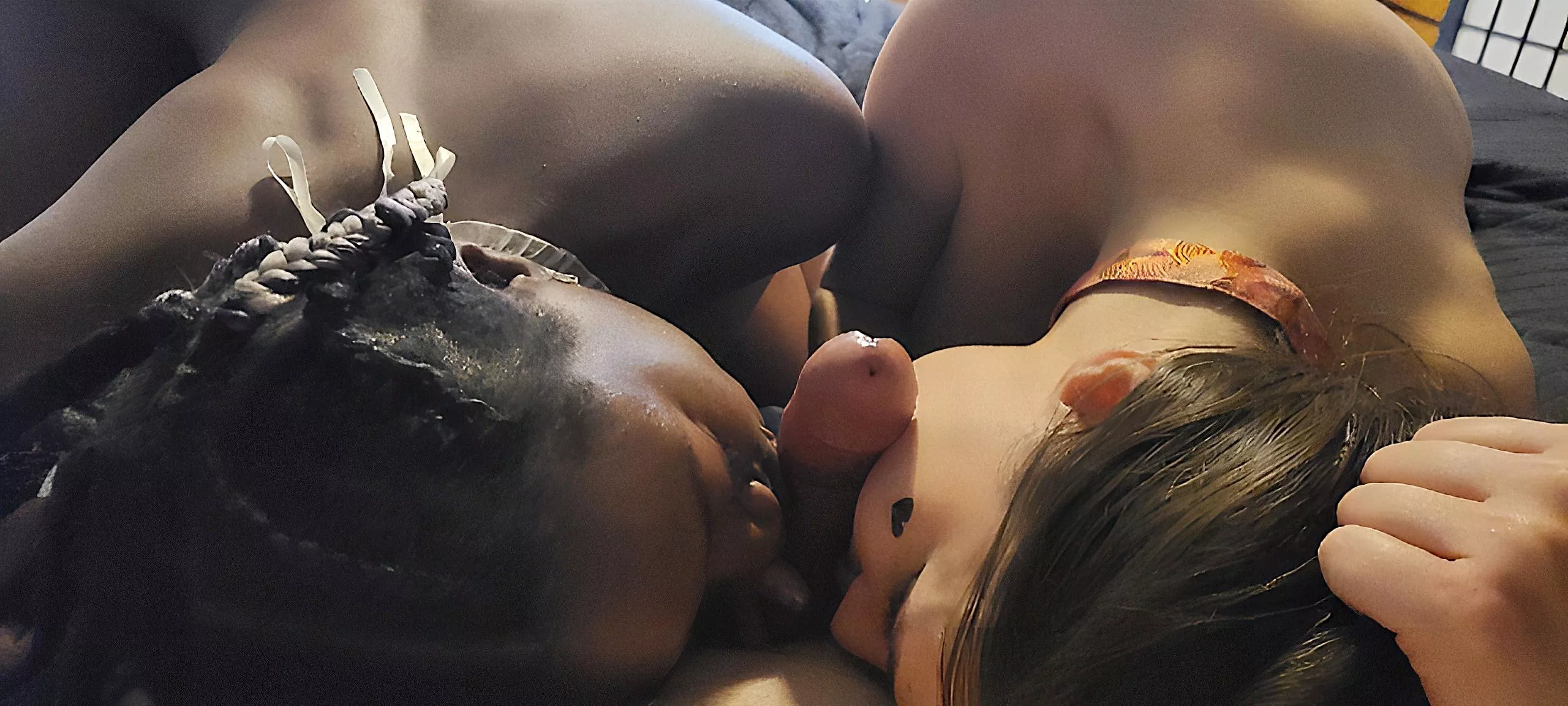 My GF came over for a cosplay shoot, but ended up having other fun. 