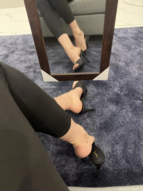 My new heels. What do you think? 