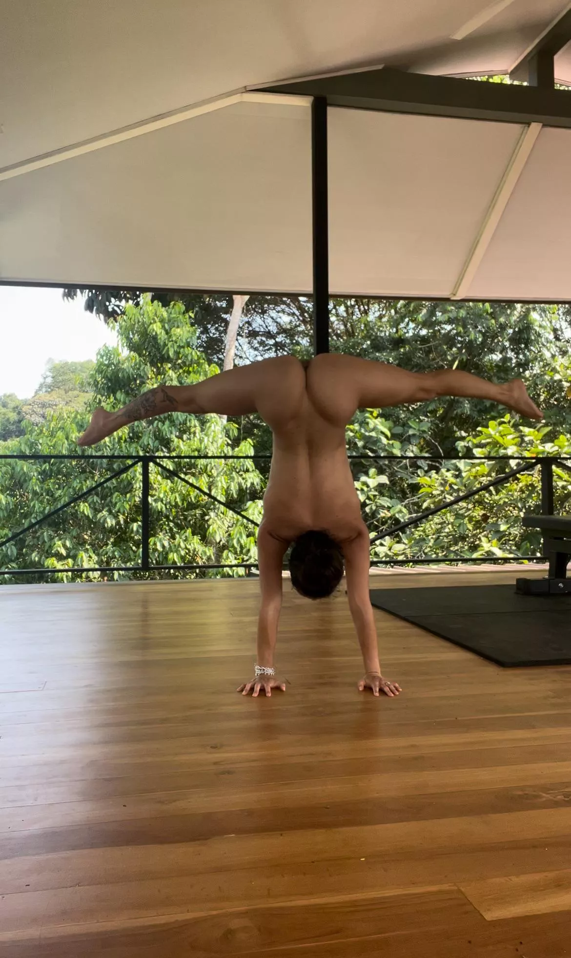 Naked Handstand