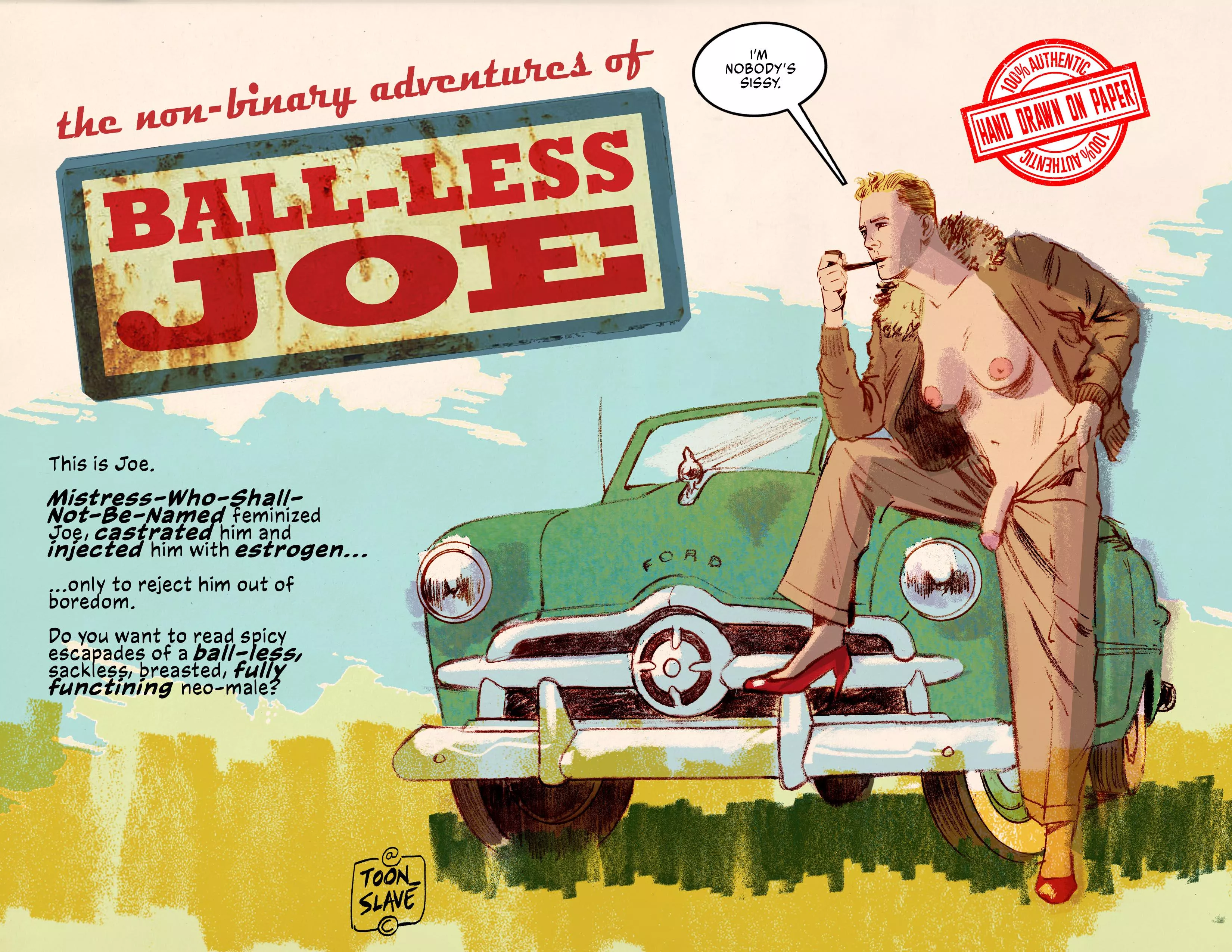 Neo-male femboy transformation comics are hard to find. Just seeing if there's an audience. If there is, more will be posted.