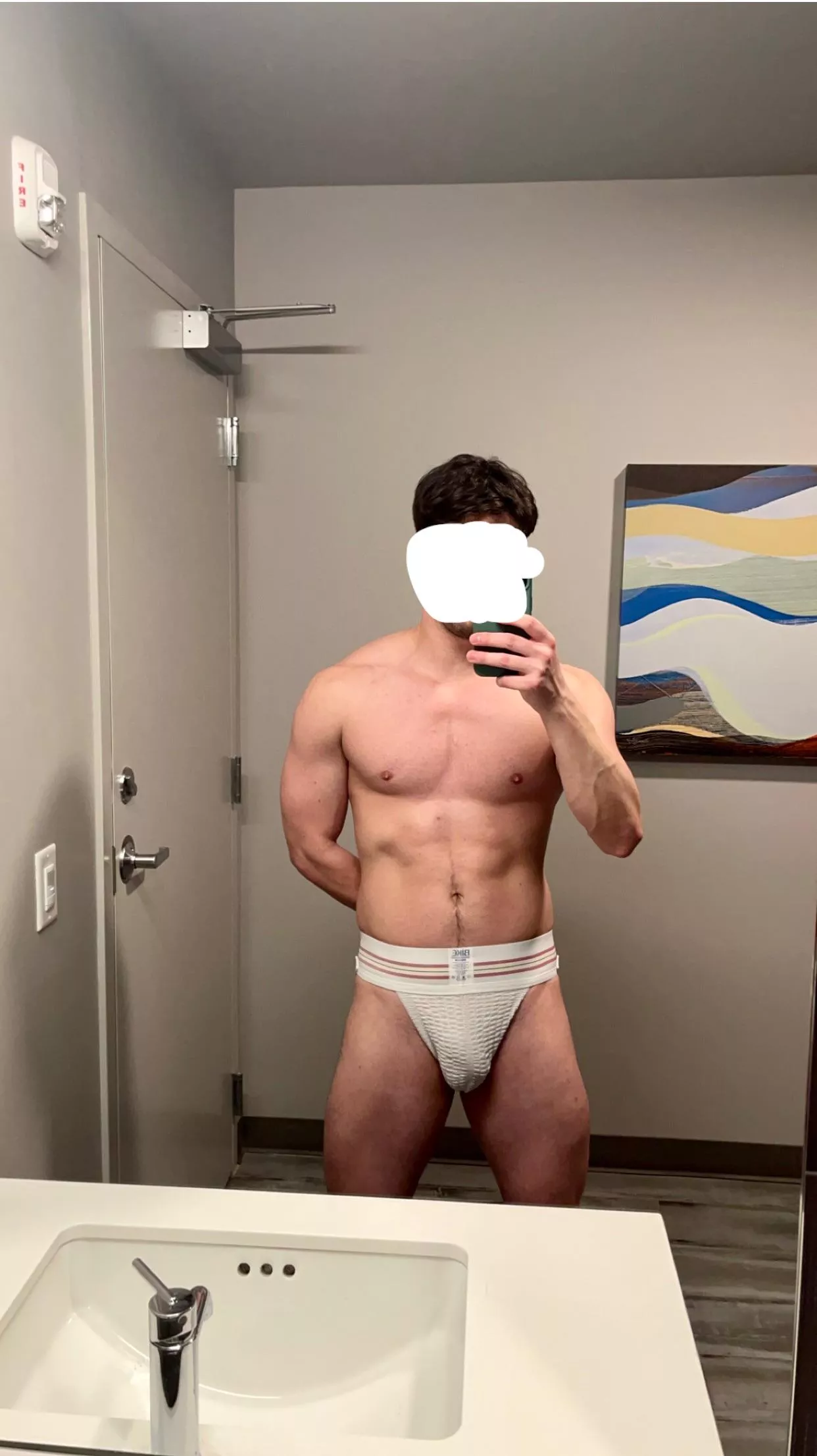 Nervous to be seen in the locker room with these