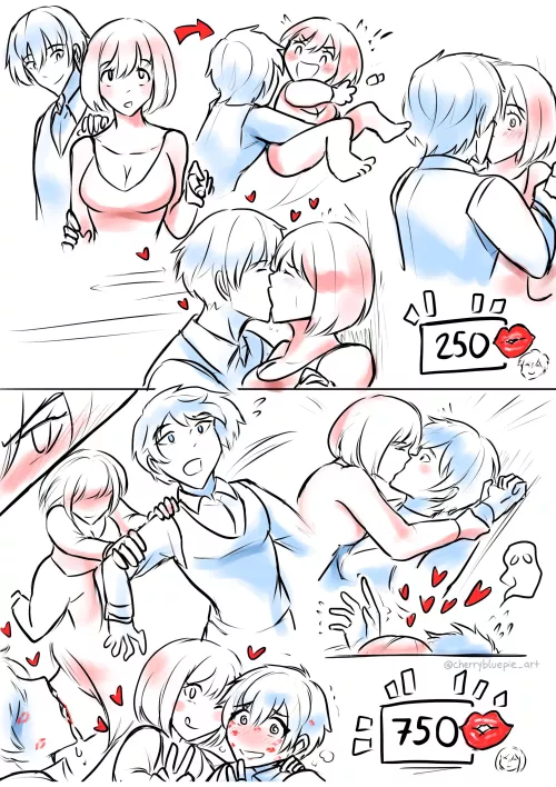 [OC]: competitive girlfriend 💋