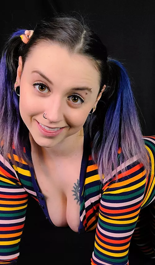 Pigtails for our pajama party 29f