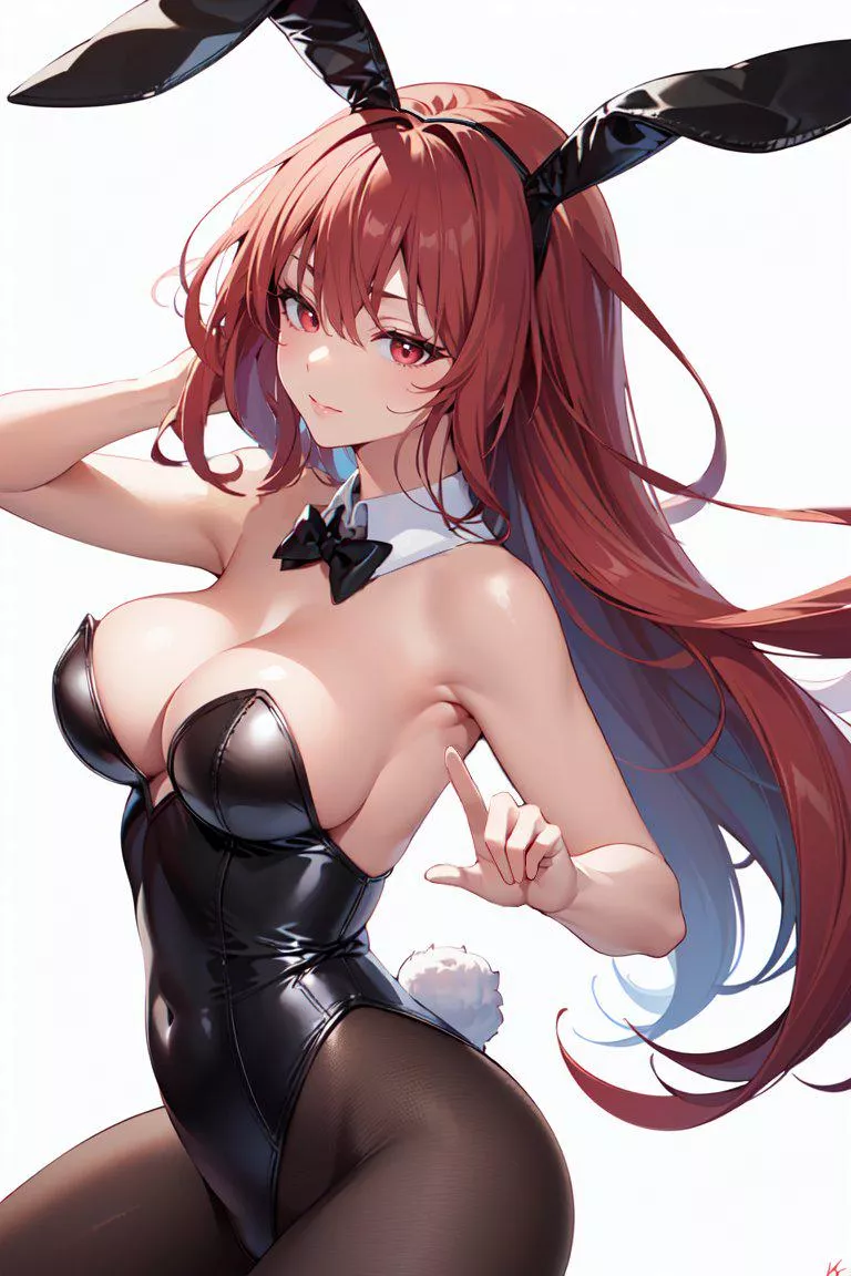 Redhead Bunny Girl 