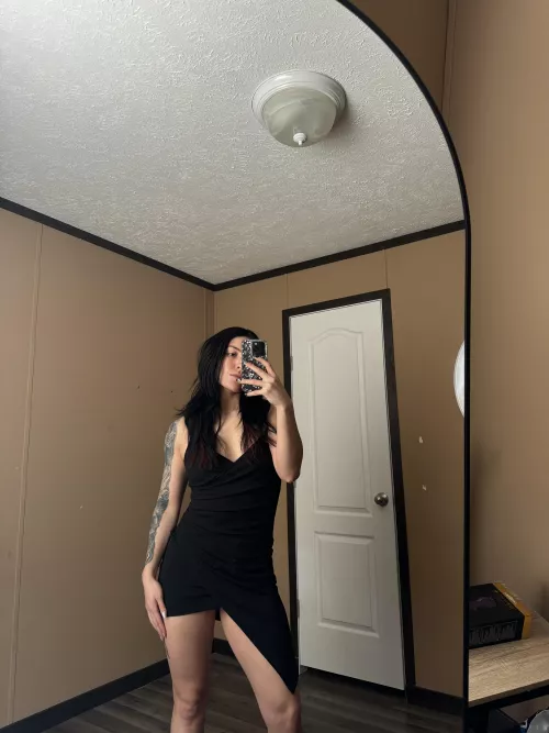 Stick your hand up my dress underneath the table at dinner 