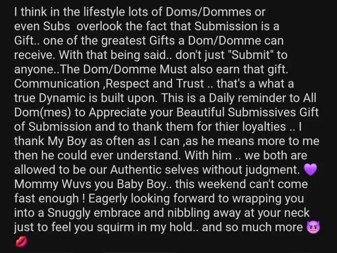 Submission is a gift 🎁