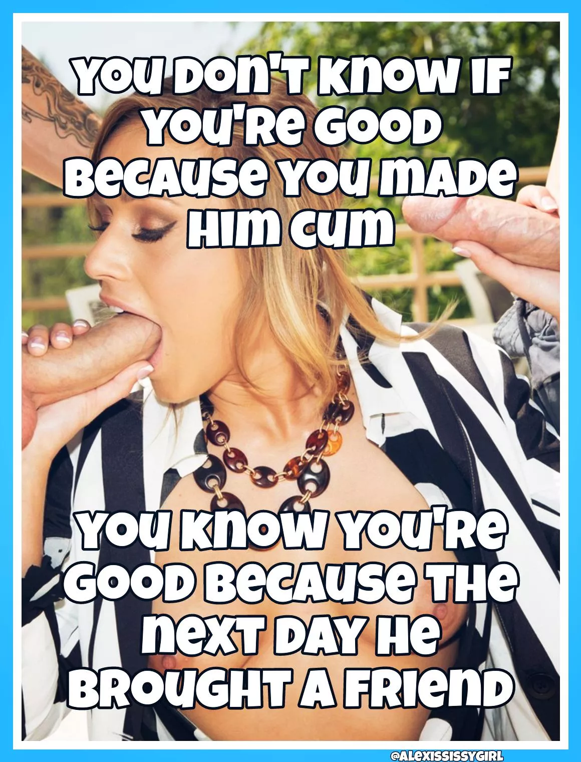 That's how you know you're good