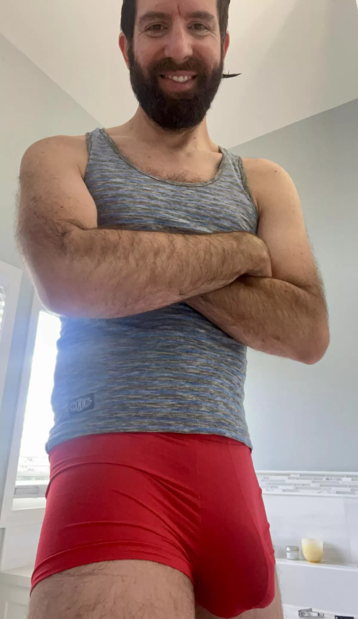 These have no support but I love how they let my cock hang down.