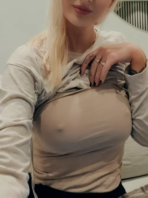 They don't know if I wear my sweater 