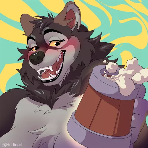 Valeria, icon commission for BioNet on telegram - art by me (hudinart)