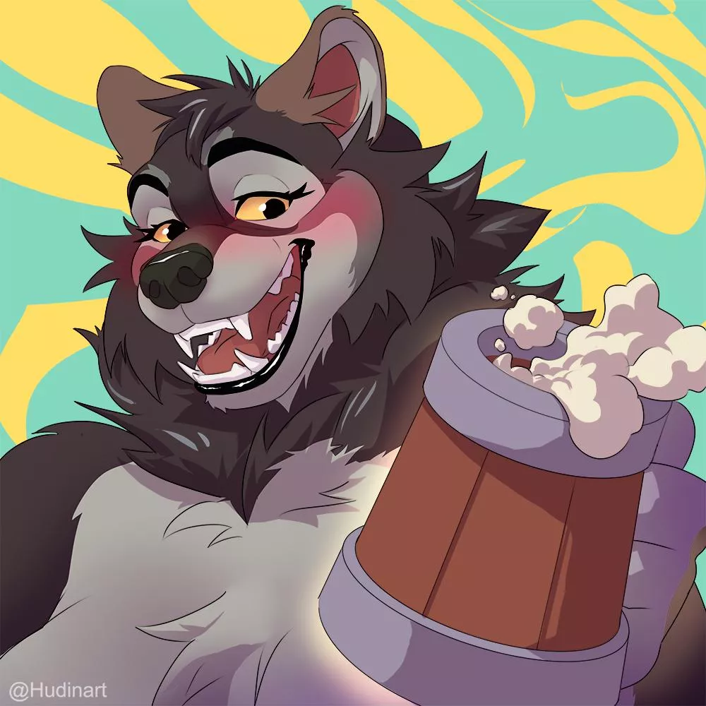 Valeria, icon commission for BioNet on telegram - art by me (hudinart)