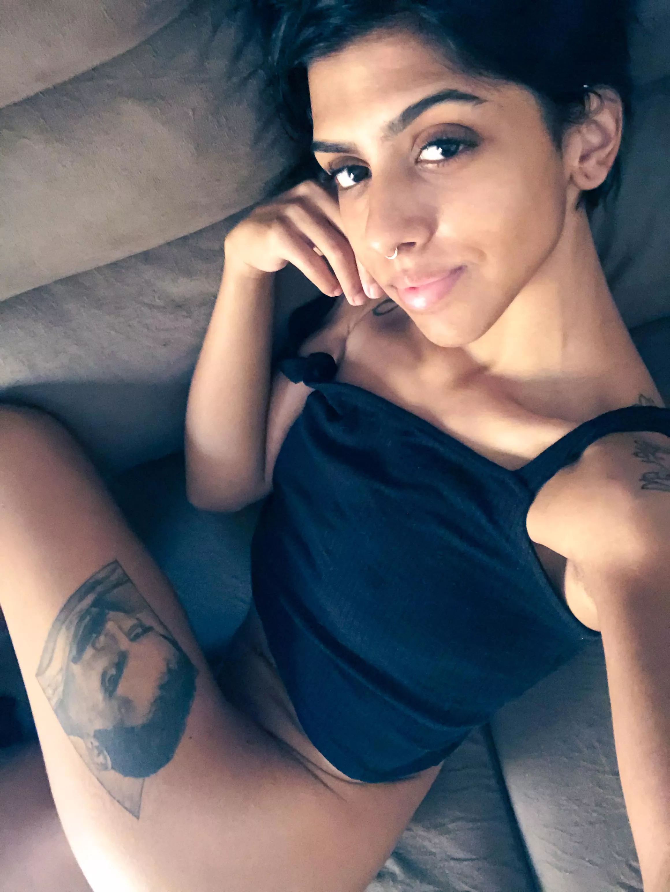 Watching TV without pants is super comfortable