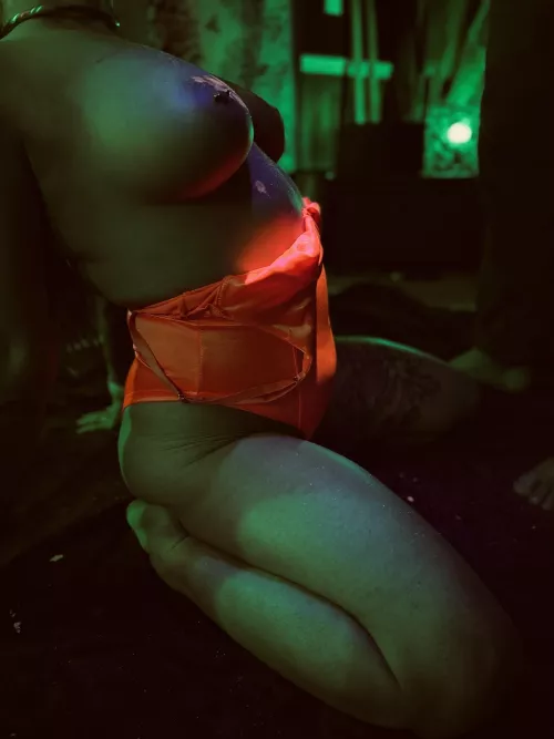 What else can you cover me in that glows under black light? 