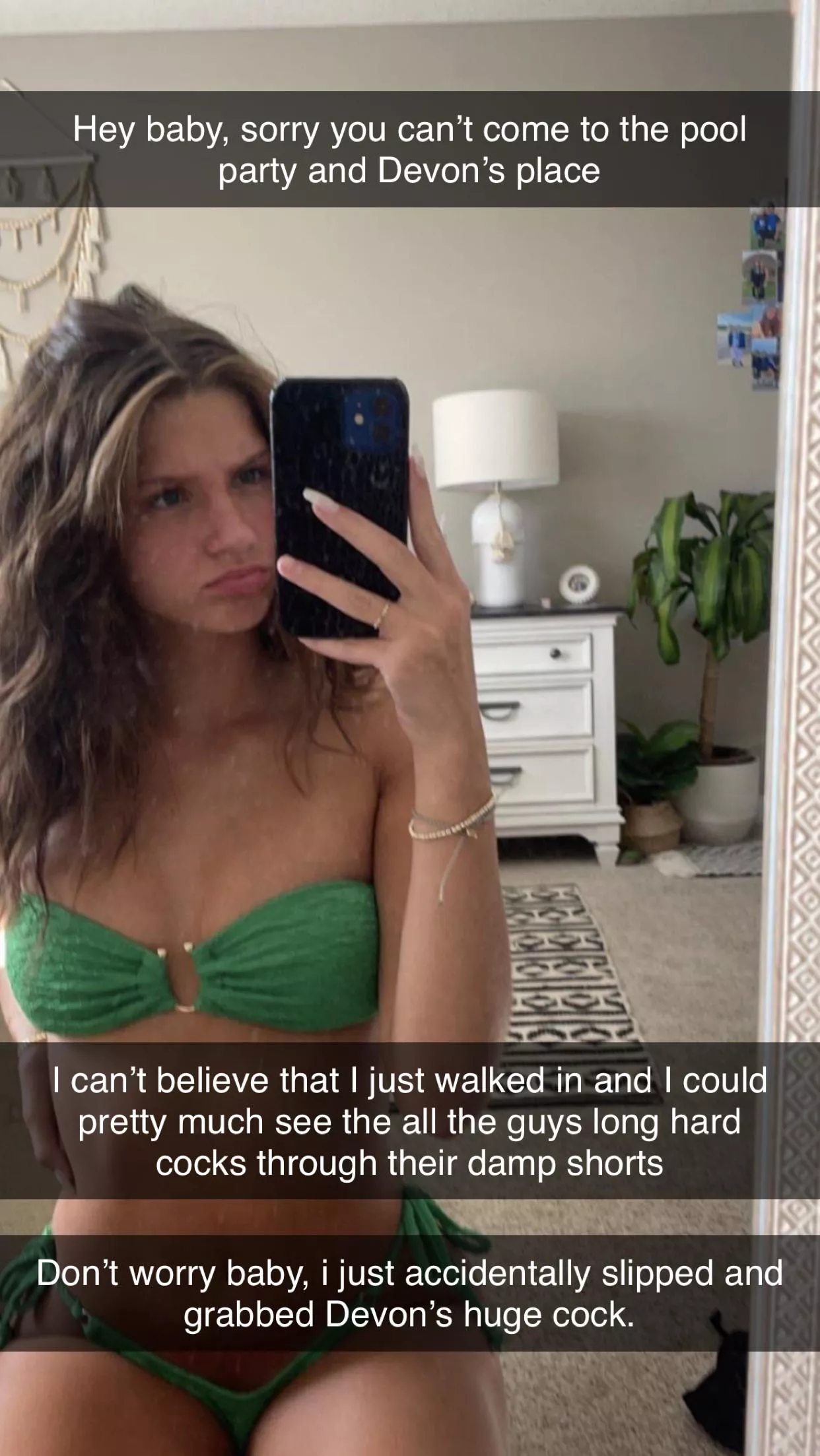 What would you do to her at the pool party?