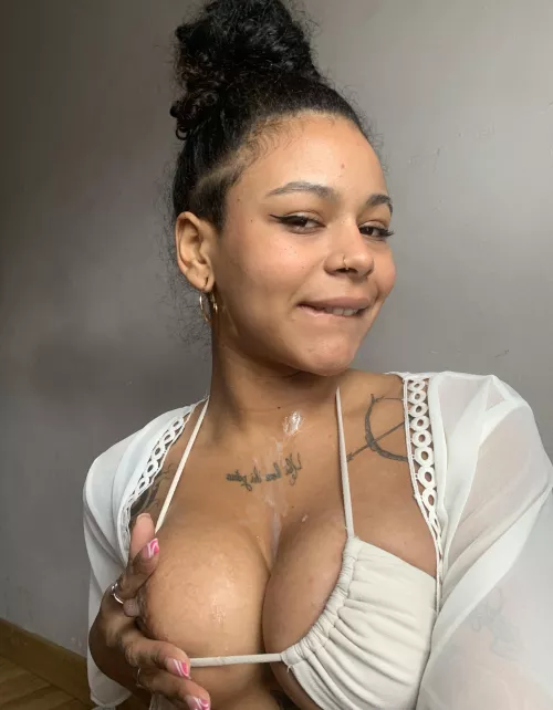 When I received a portion of cream after the beach and was happy