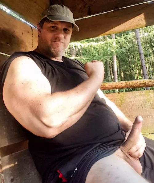 You can't imagine what kinky fun we would have if you met me in the forest in this situation. Would you dare to enter my tree house?