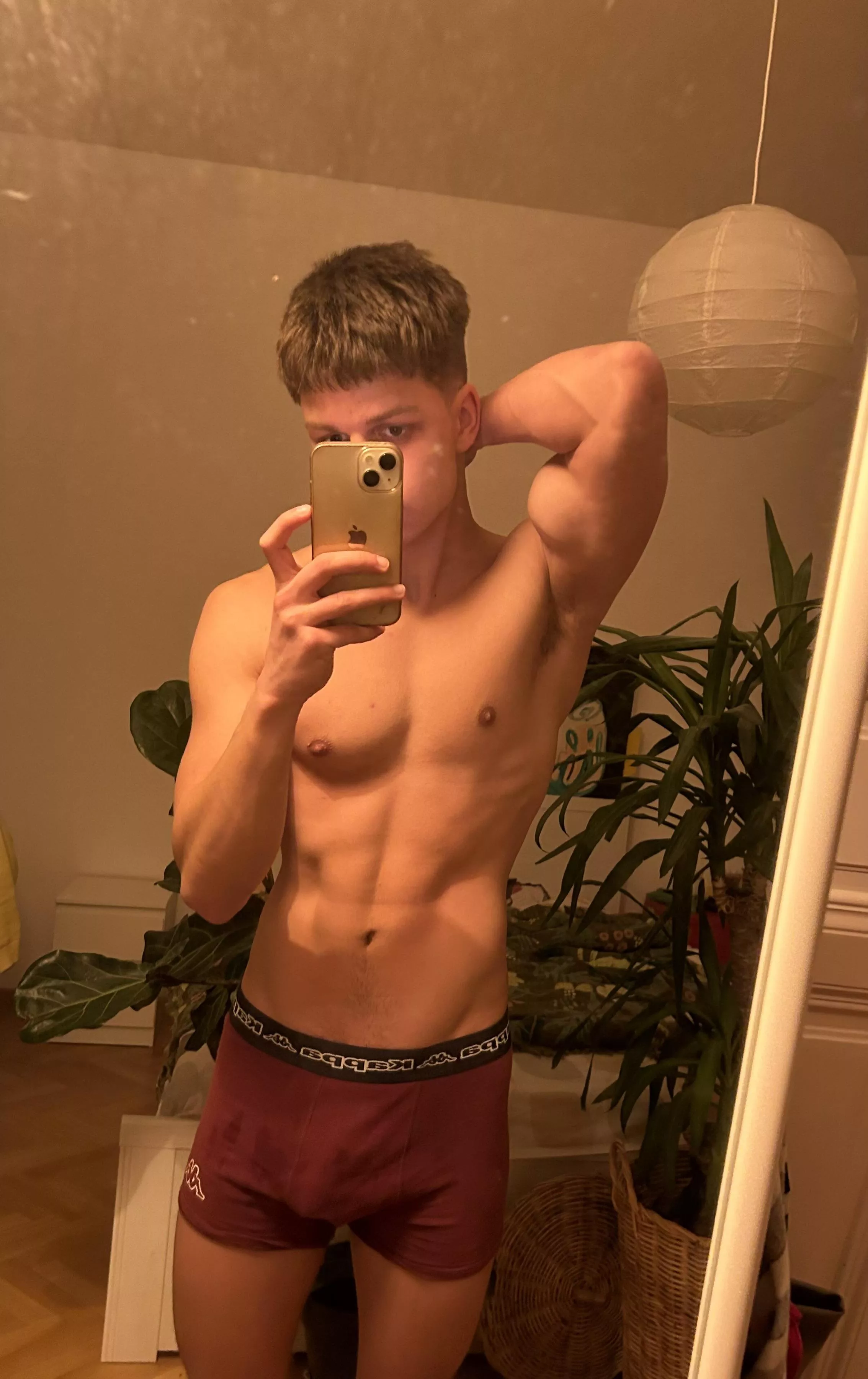 (19)Would you take them off me?