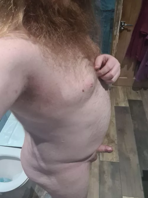 About to shower, what position should we get into when I'm clean?