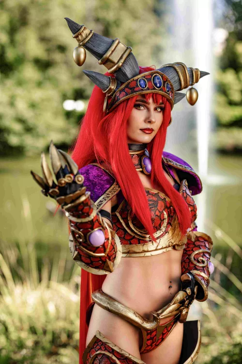 Alexstrasza (WOW) by me RainbowRaven / Pic by Tugosh