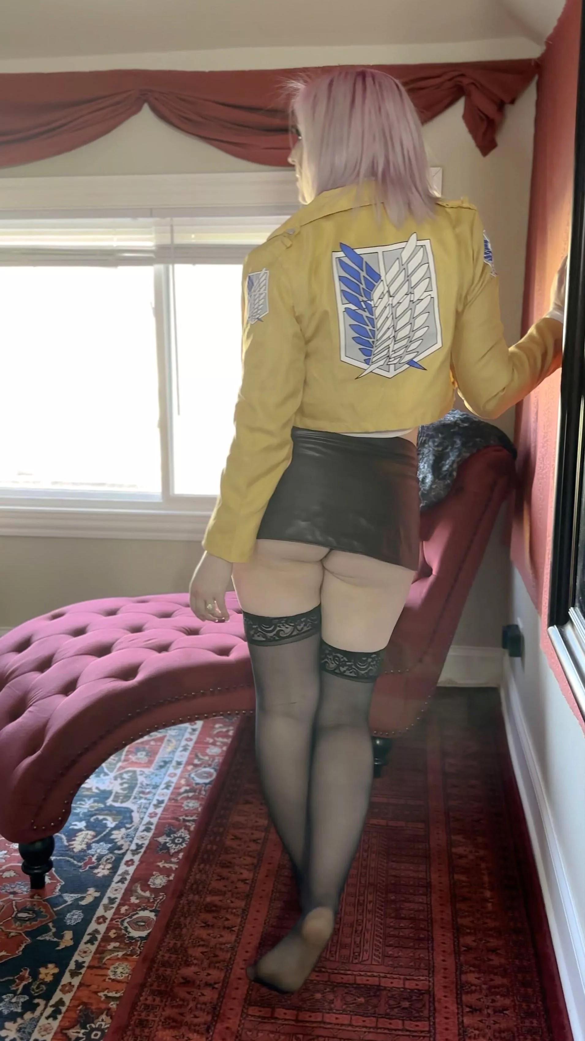 AOT cosplay. Is this too revealing for taking out titans, captain?