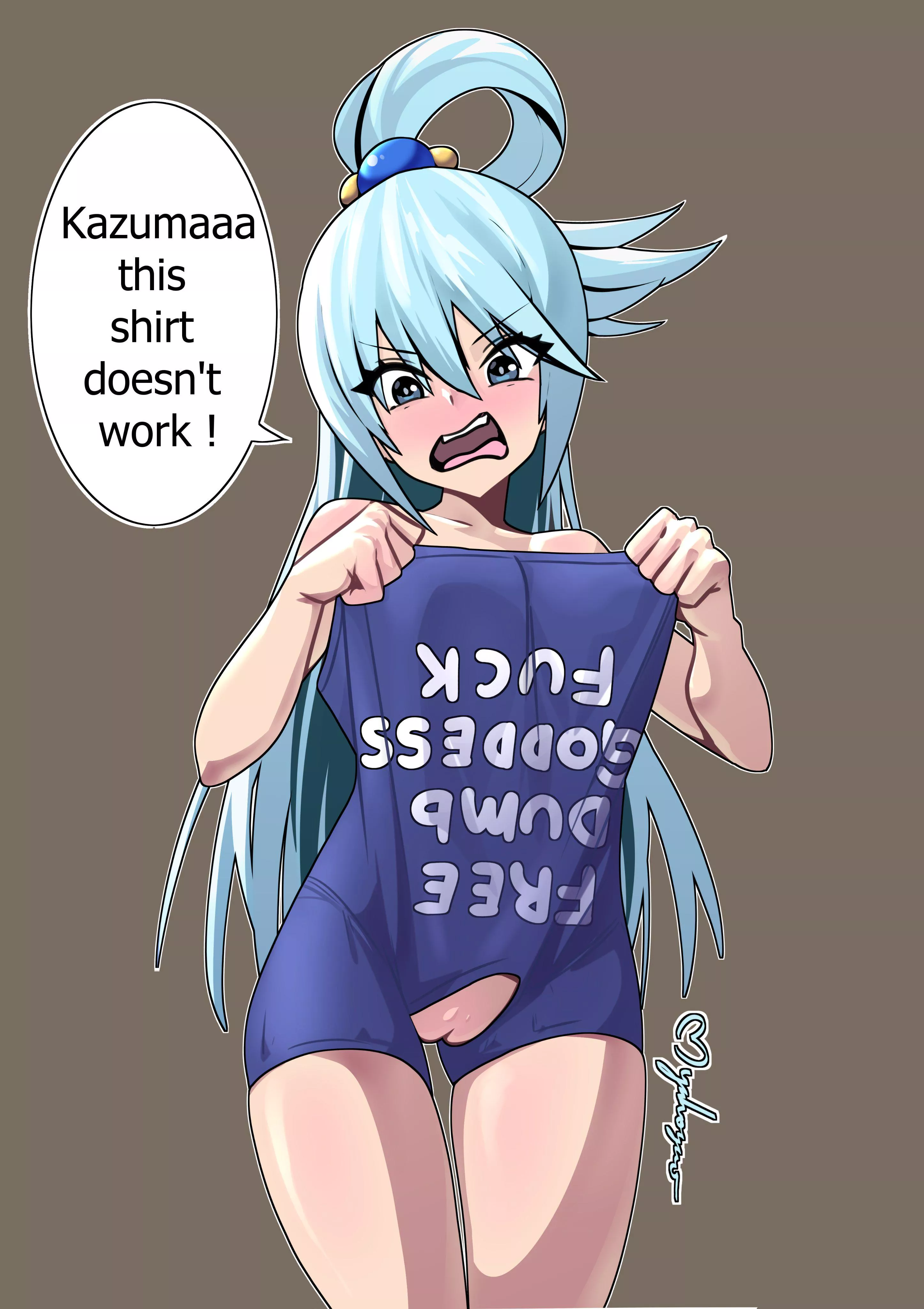 Aqua's new shirt!