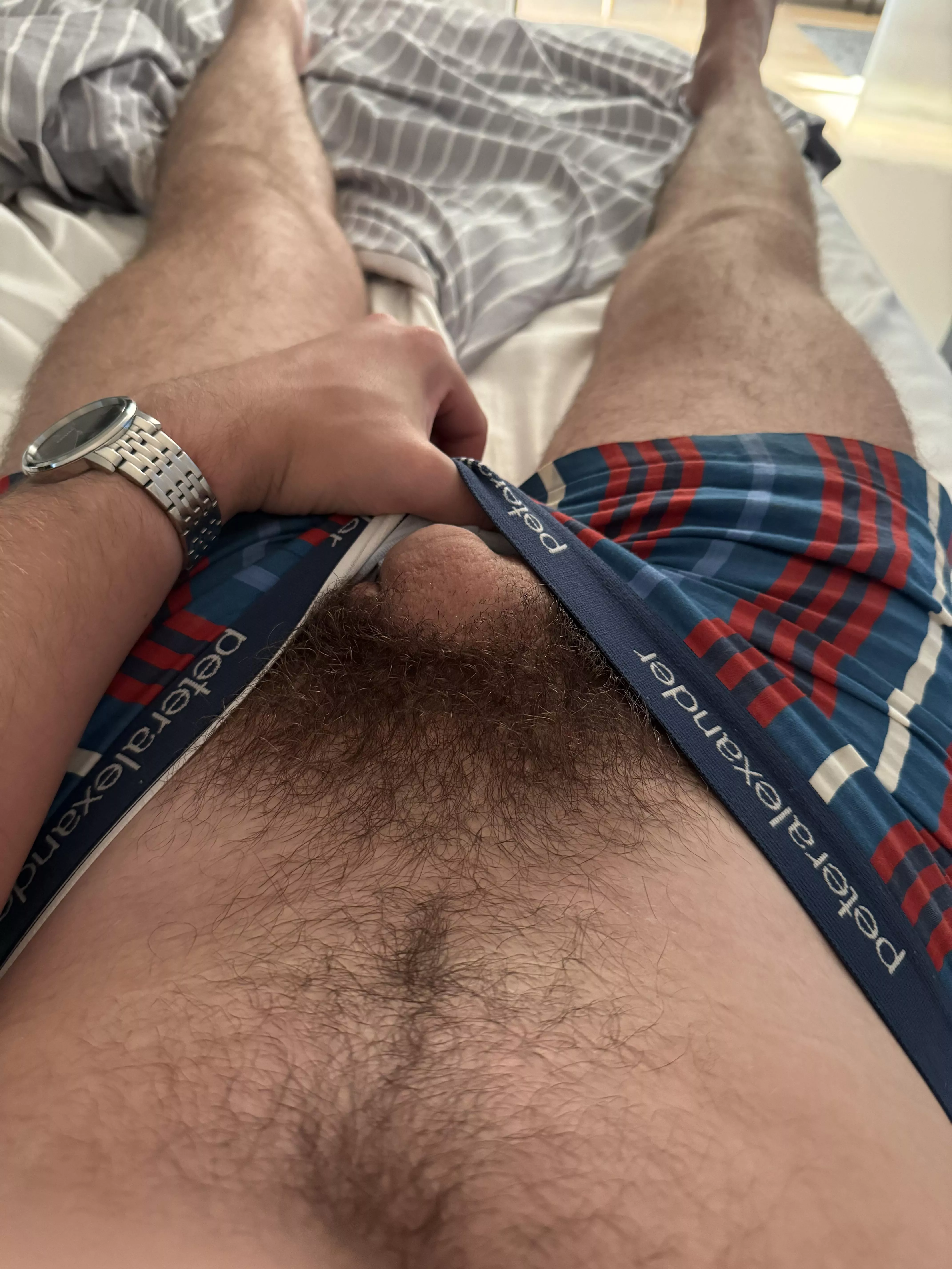 Are you sniffing my bush? 