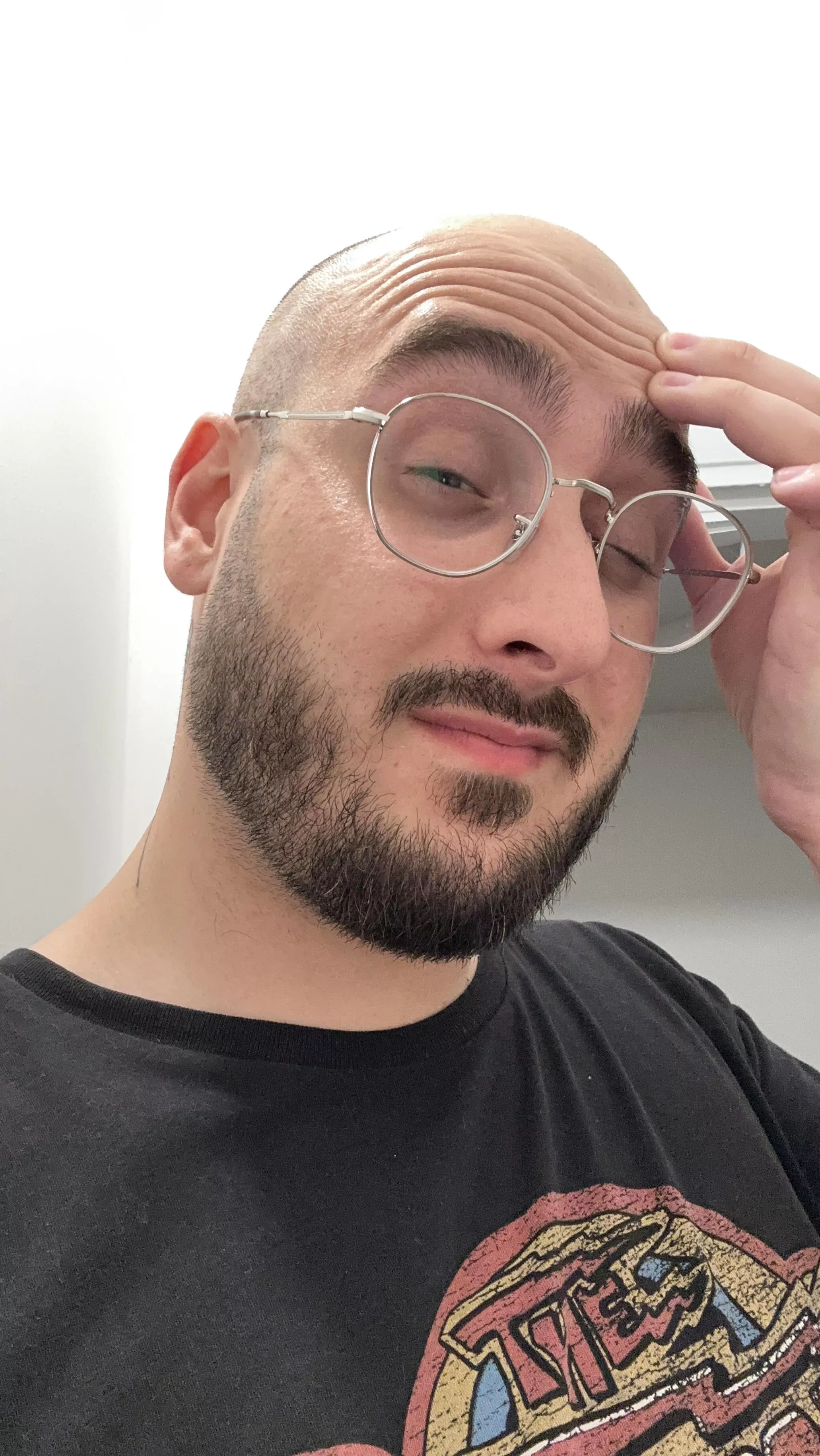 Baldie had a terrible day at his new job 😅