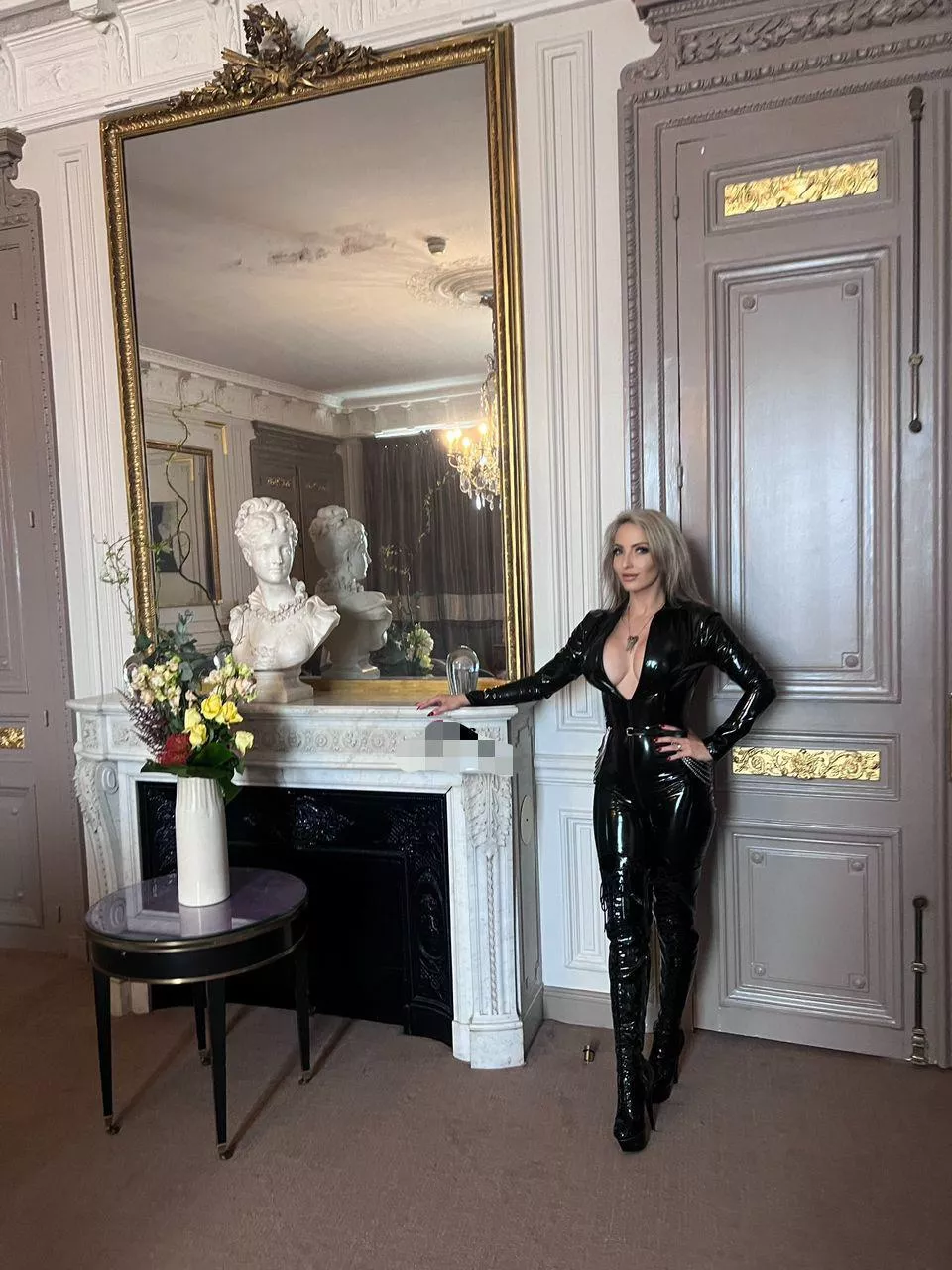 Drop to your knees and kiss My boots…. 😈