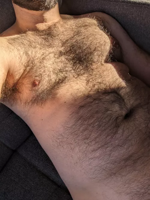 Enjoying the morning sun