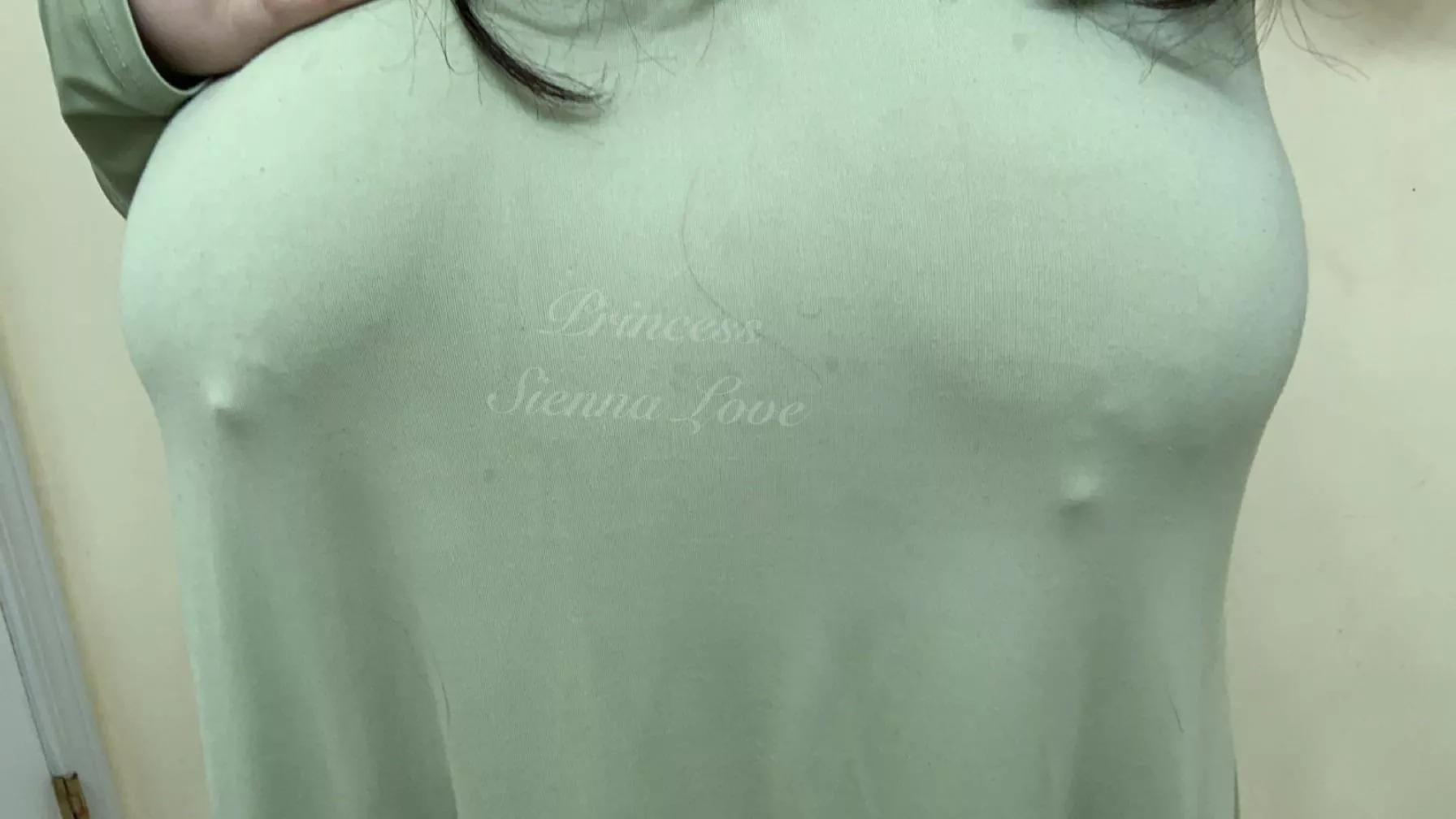 Even loose dresses can’t hide my perfect perky nipples 