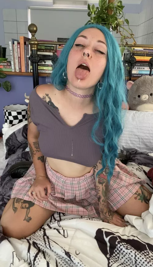 For some reason I just can’t seem to stop salivating? Must be all the dick pics I receive 🤷‍♀️