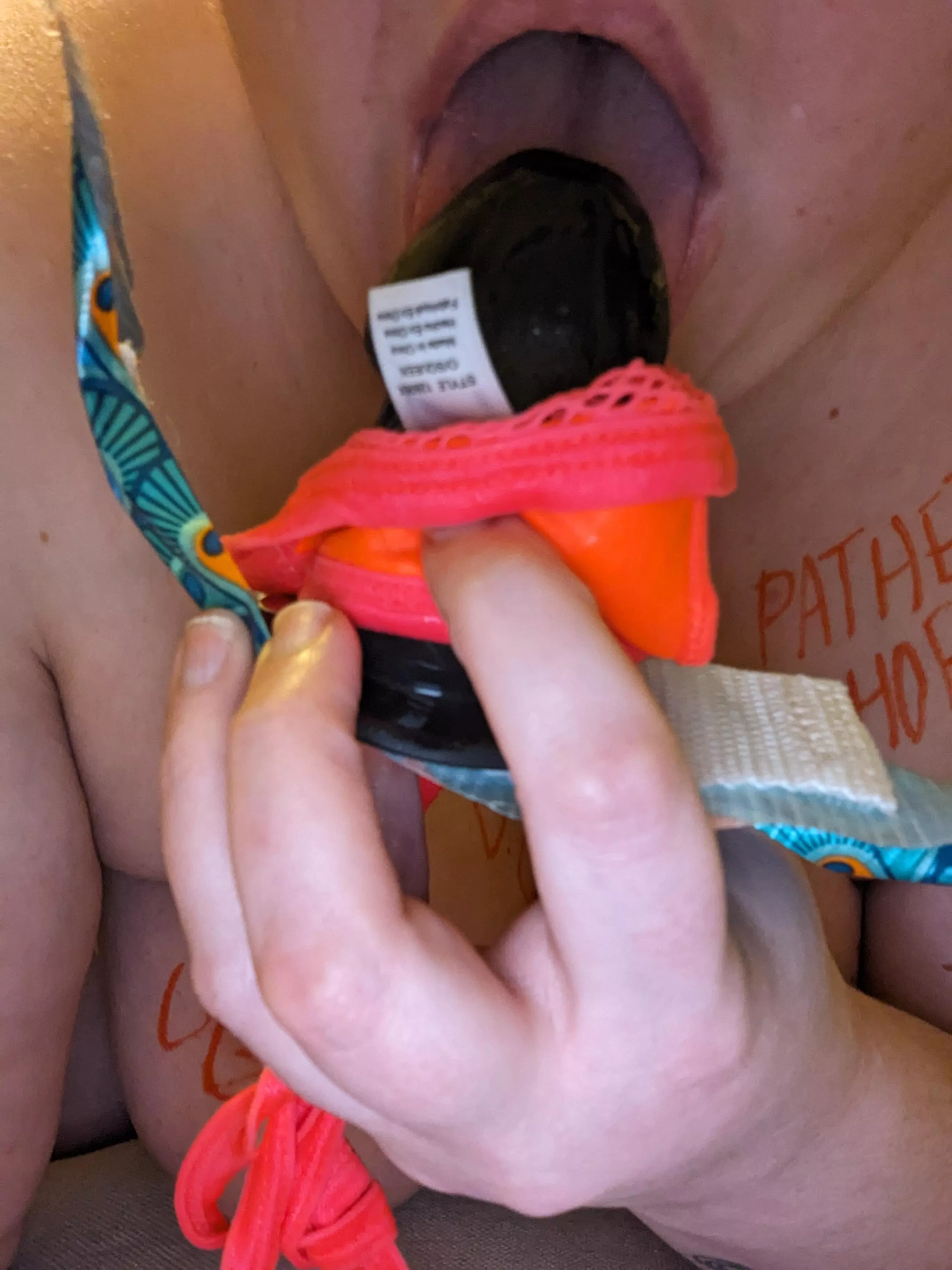 Gagged with Panties and Cock