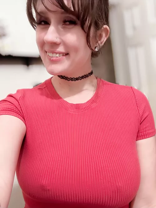 Good (almost) afternoon. You think I need a bra for this shirt? 