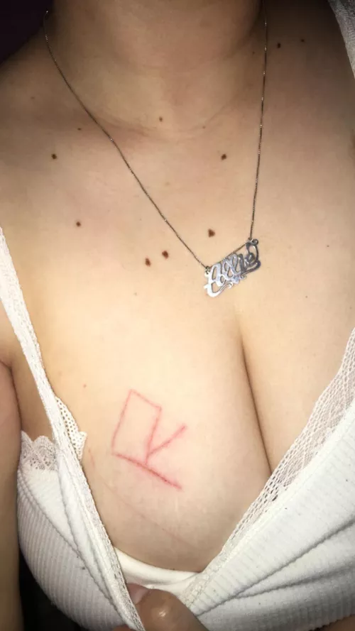 Had him mark his property👀