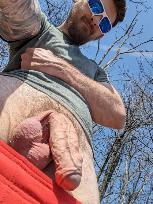 Horny on a hike