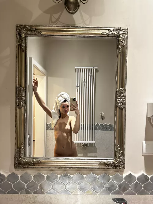 I don't like to shower alone