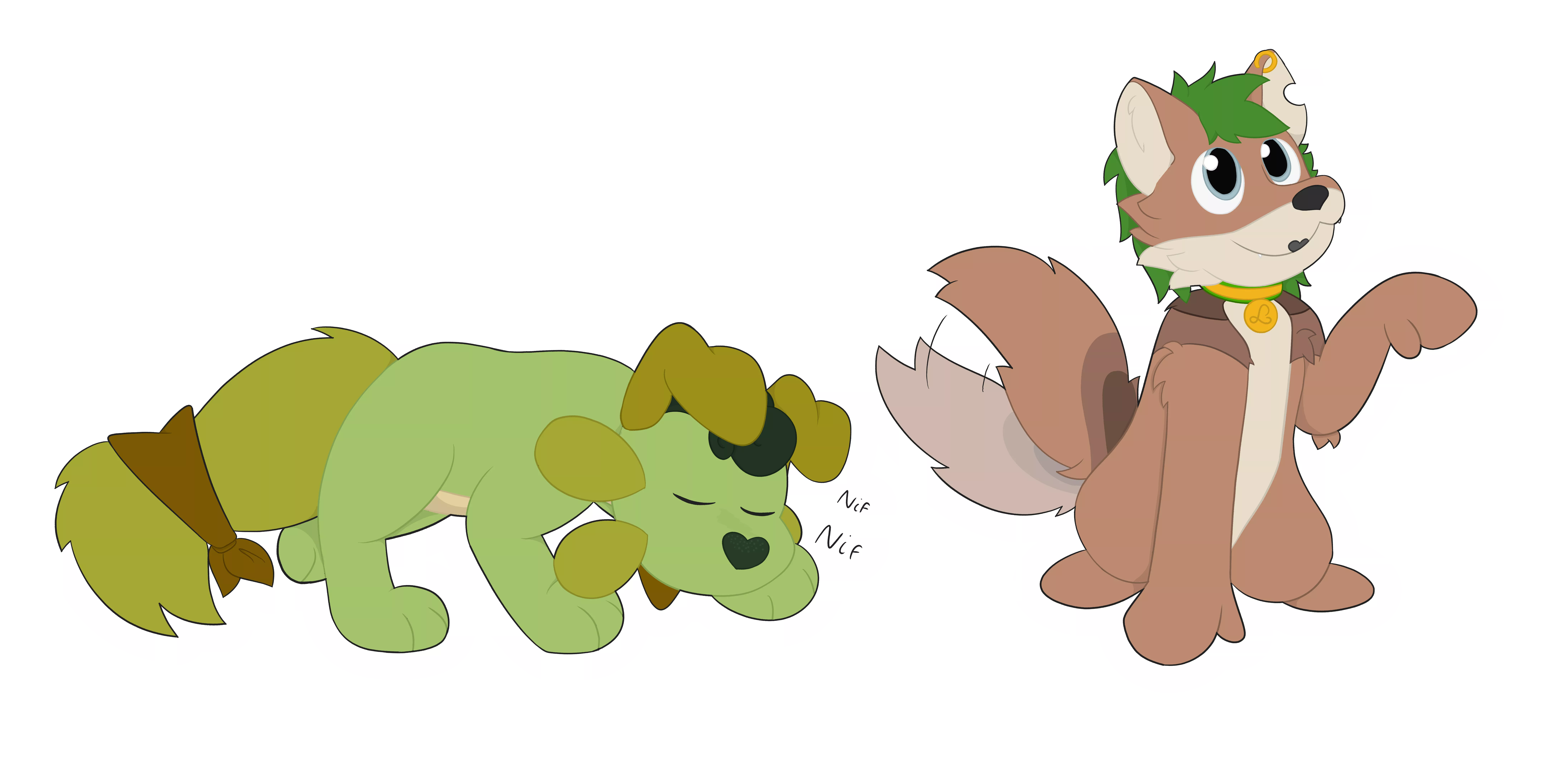 I smell some others green dog around this subreddit (art by me)