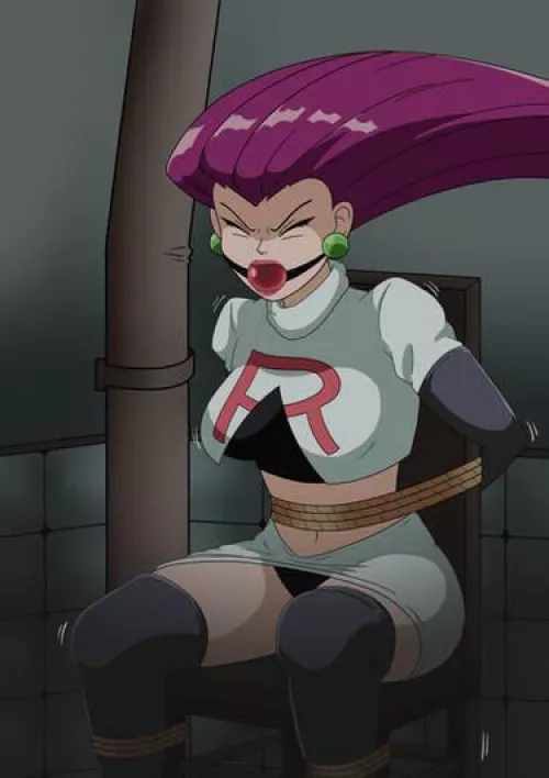 Jesse all bound and gagged