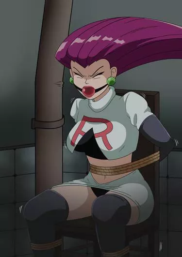 Jesse all bound and gagged