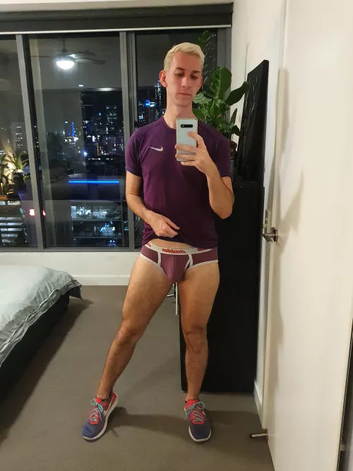 Love getting sweaty after a workout, who wants to join me in the shower?