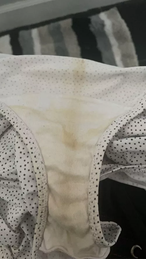 Mom’s being a little bit of a nuisance lately so figured I’d parade her dirty panties on her again