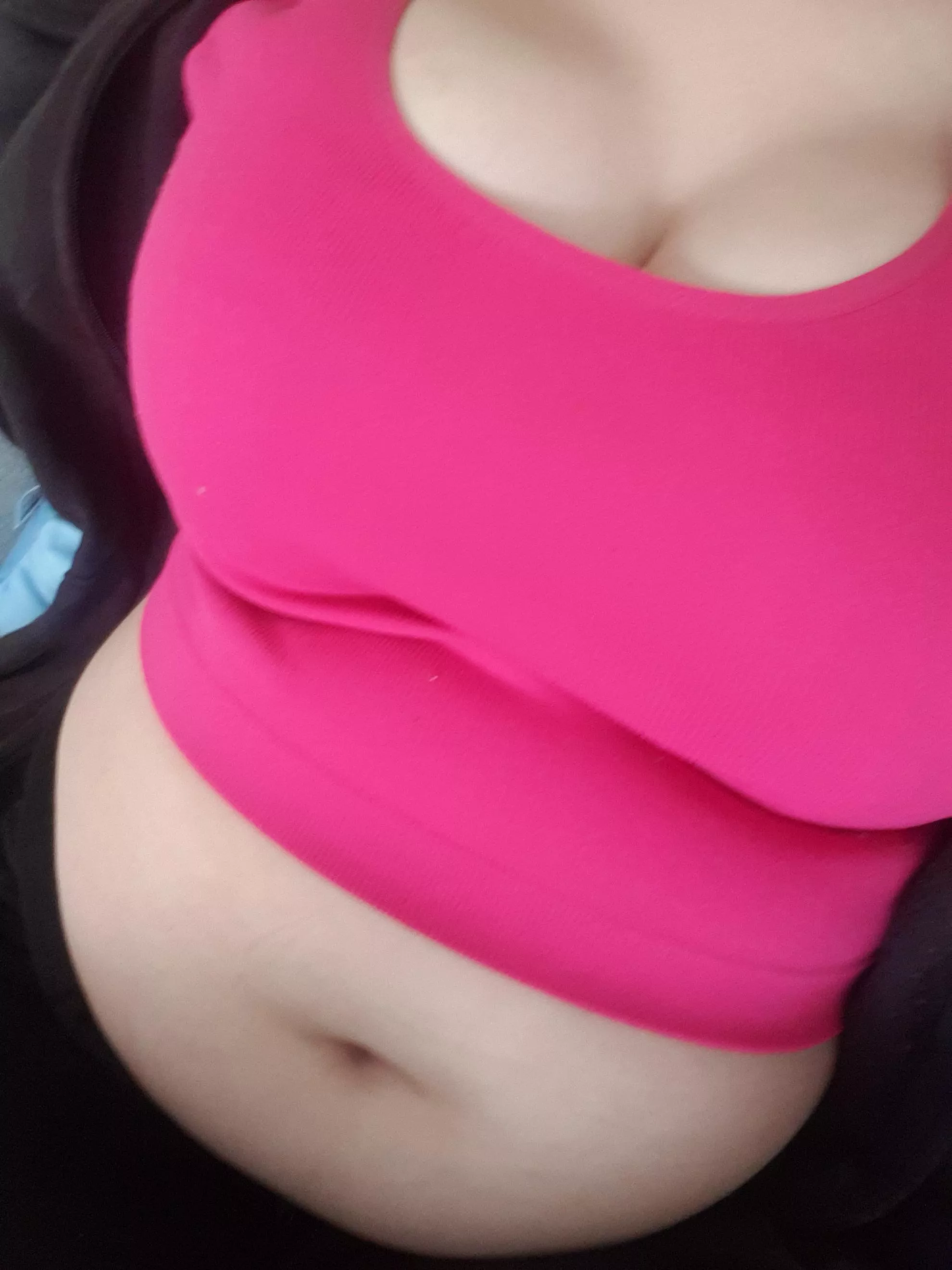 My belly button is getting deeper for you baby