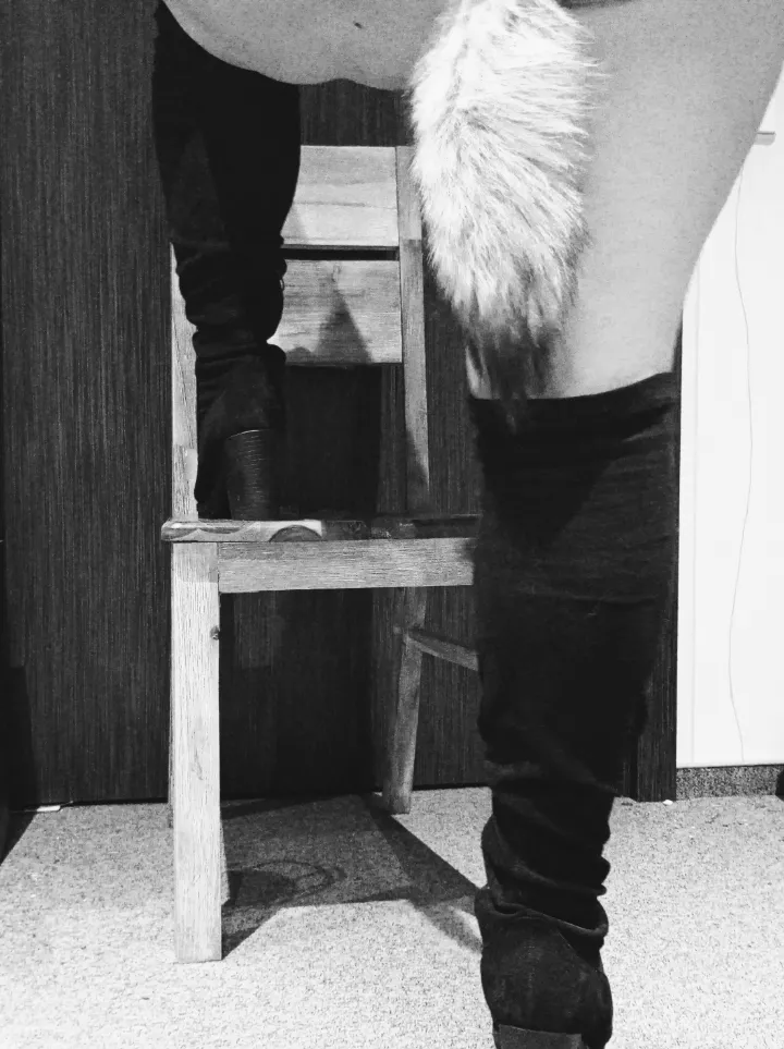 My First picture with my Tail 