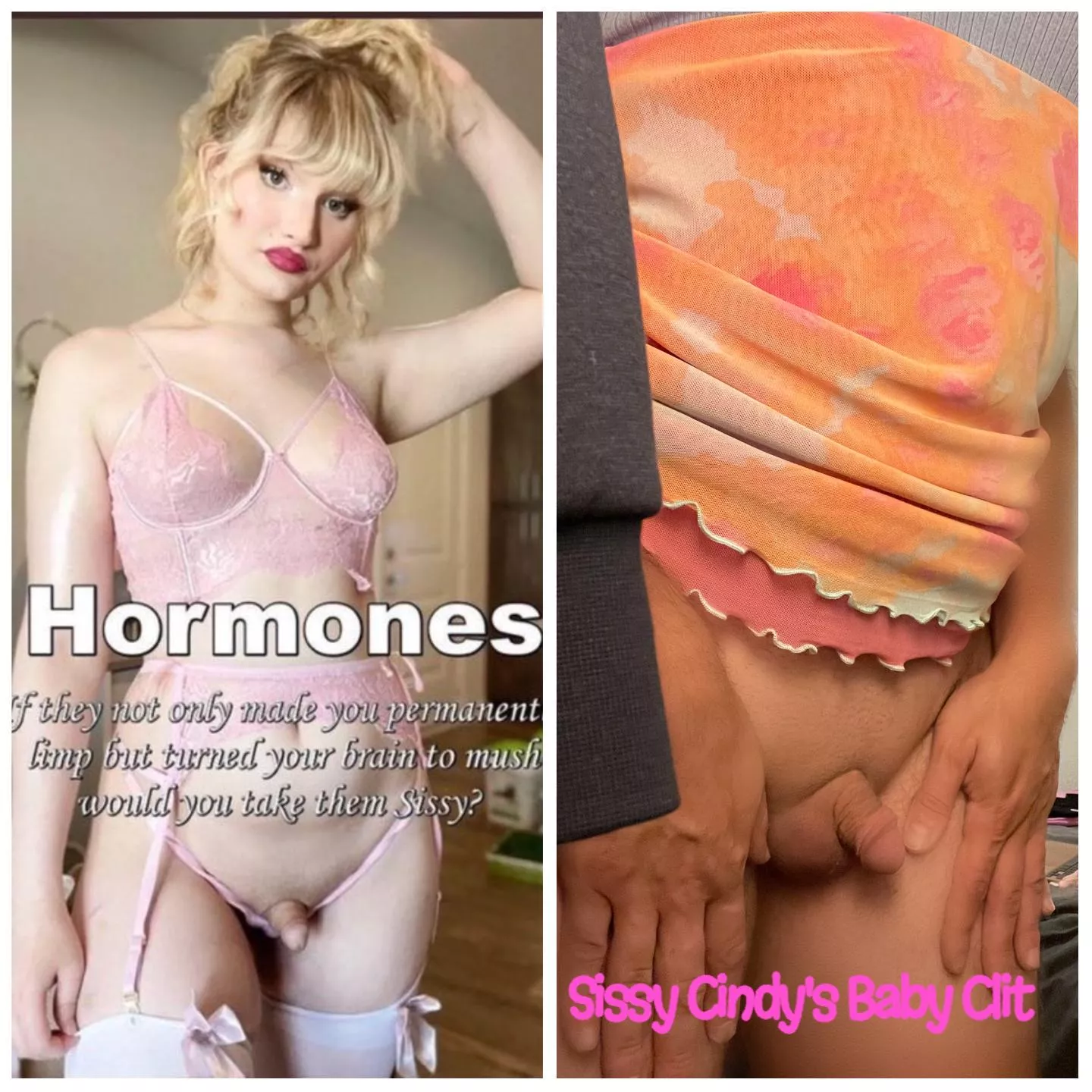 My Sissy Cindy's little pathetic cocktail 😈