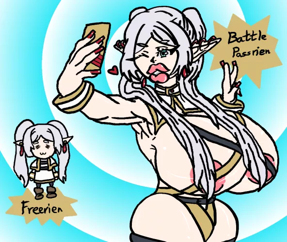 [OC] Battle Pass Bimbofication Frieren